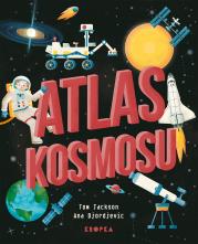 Atlas kosmosu. Autor: Jackson Tom, Djordjevic Ana. Dadada.pl Okładka książki Atlas kosmosu