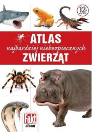 Okładka książki Atlas najbardziej niebezpiecznych zwierząt