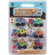 Opakowanie Autka budowlane pull back 6szt