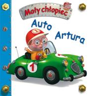 Auto Artura. Mały chłopiec. Autor: Beaumont Emilie, Nathalie Belineau. Dadada.pl Okładka książki Auto Artura. Mały chłopiec