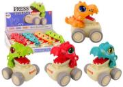 Auto dinozaur jeżdżący z napędem MIX. Wydawca: Leantoys. Dadada.pl Opakowanie Auto dinozaur jeżdżący z napędem MIX