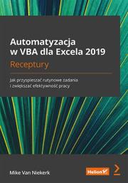 Okładka książki Automatyzacja w VBA dla Excela 2019