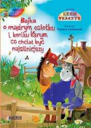 Bajka o mądrym osiołku i koniku Karym co chciał... Autor: Lech Tkaczyk. Dadada.pl Okładka książki Bajka o mądrym osiołku i koniku Karym co chciał..