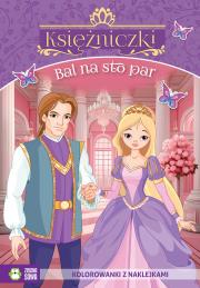Bal na sto par. Księżniczki. Autor: Opracowanie zbiorowe. Dadada.pl Okładka książki Bal na sto par. Księżniczki