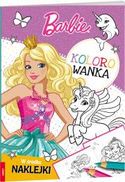 Okładka książki Barbie dreamtopia Kolorowanka KOLX-1401