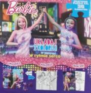 Okładka książki Barbie. Układaj i koloruj. W rytmie serca