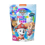 Opakowanie Barwinki koloryzujące do kąpieli Paw Patrol 9 sztuk po 16g