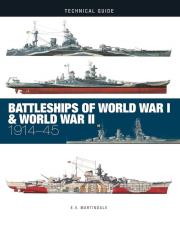 Battleships of World War I & World War II: Technical Guide. Autor: Martindale E. V.. Dadada.pl Okładka książki Battleships of World War I & World War II: Technical Guide