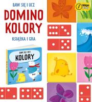 Baw się i ucz Domino Kolory Gra i książka. Wydawca: Wilga Play. Dadada.pl Opakowanie Baw się i ucz Domino Kolory Gra i książka