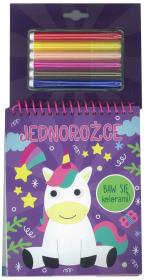 Okładka książki Baw się kolorami! Jednorożce