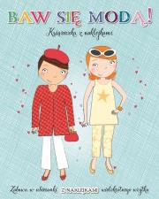 Okładka książki Baw się modą z naklejkami. Turkusowa