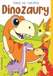 Okładka książki Bawię się i koloruję. Dinozaury