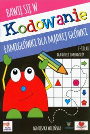 Bawię się w kodowanie. Łamigłówki dla mądrej... Autor: Wileńska Agnieszka. Dadada.pl Okładka książki Bawię się w kodowanie. Łamigłówki dla mądrej..