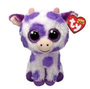 Opakowanie Beanie Boos Ethel - krowa z fiolet. plamami 15cm