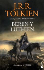 Beren y Luthien. Autor: Tolkien John R.R.. Dadada.pl Okładka książki Beren y Luthien