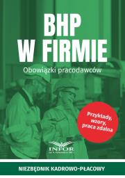 Okładka książki BHP w firmie.Obowiązki pracodawców