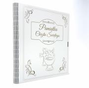 Biblia. Pamiątka Chrztu Św. złota - Kielich. Autor: Lizzie Ribbons, Paola Bertolini Grudina. Dadada.pl Okładka książki Biblia. Pamiątka Chrztu Św. złota - Kielich