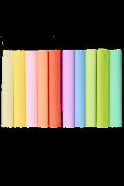 Opakowanie BIBUŁA MARSZCZONA TOP 2000 CREATINIO 25x200 MAŁY MIX PASTELOWY: kremowy, żołty, róż, brzoskwinia, łosoś, lilia, błękit, pistacja, limonka, mięta KOMPLET 10 SZTUK