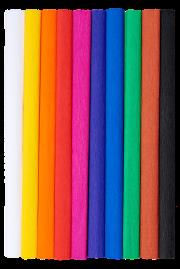 Opakowanie BIBUŁA MARSZCZONA TOP 2000 CREATINIO 50X200 MIX KLASYCZNY: biały, żółty, c.pomarańcz, czerwony, róż, fiolet, niebieski, zielony, brąz, czarny KOMPLET 10 SZTUK