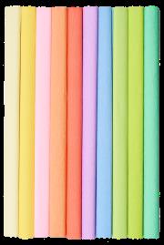 Opakowanie BIBUŁA MARSZCZONA TOP 2000 CREATINIO 50X200 MIX PASTELOWY: kremowy, żołty, róż, brzoskwinia, łosoś, lilia, błękit, pistacja, limonka, mięta KOMPLET 10 SZTUK