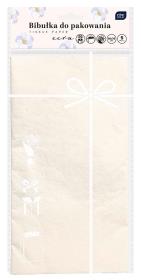 Opakowanie Bibułka do pakowania 50x70cm 5 arkuszy ecru