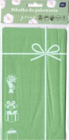 Opakowanie Bibułka do pakowania 50x70cm 5 arkuszy zielona