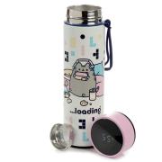Bidon termiczny 450 ml z termometrem Pusheen bot149. Wydawca: PUCKATOR. Dadada.pl Opakowanie Bidon termiczny 450 ml z termometrem Pusheen bot149