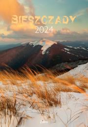Bieszczady 2024. Autor: Barzowski Łukasz, Biegański Patryk, Matysiak A., M. i M.W., Nienartowicz Karol, Paluszek Kamil. Dadada.pl Okładka książki Bieszczady 2024