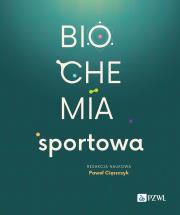 Biochemia sportowa. Autor: Paweł Cięszczyk. Dadada.pl Okładka książki Biochemia sportowa