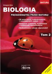 Biologia - pięćdziesiątka przed maturą T.2. Autor: Grzegorz Gola. Dadada.pl Okładka książki Biologia - pięćdziesiątka przed maturą T.2