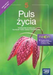 Okładka książki Biologia SP 5 Puls życia neon Podr.