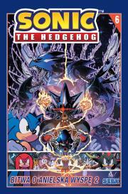 Okładka książki Bitwa o Anielską Wyspę 2. Sonic the Hedgehog . Tom 6 wyd. 2025