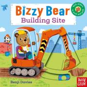 Bizzy Bear: Building Site. Autor: Benji Davies. Dadada.pl Okładka książki Bizzy Bear: Building Site