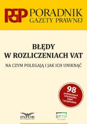 Okładka książki Błędy w rozliczeniach VAT