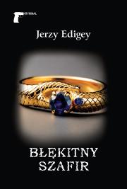 Błękitny szafir. Autor: Jerzy Edigey. Dadada.pl Okładka książki Błękitny szafir