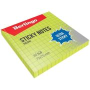 Opakowanie Bloczek samoprzylepny 75x75 zielony kratka 80K