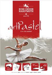 Opakowanie Blok A3 do pasteli Art Pastel Koh-i-Noor Grey 15% bawełny 20 kartek