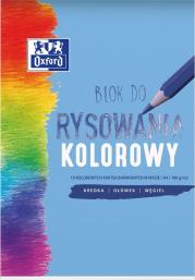 Opakowanie Blok rysunkowy A4/10K kolorowy (20szt) OXFORD