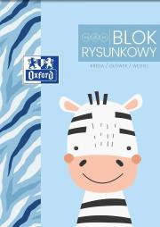 Blok rysunkowy A4/20K 120G Kids (20szt). Wydawca: Oxford. Dadada.pl Opakowanie Blok rysunkowy A4/20K 120G Kids (20szt)
