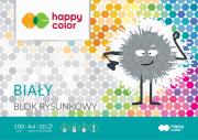 Blok rysunkowy biały A4 100g Happy Color pakiet 20sztuk. Wydawca: HAPPY COLOR. Dadada.pl Opakowanie Blok rysunkowy biały A4 100g Happy Color pakiet 20sztuk