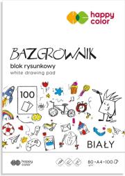 Blok rysunkowy biały A4 Bazgrownik 80g Happy Color pakiet 5sztuk. Wydawca: HAPPY COLOR. Dadada.pl Opakowanie Blok rysunkowy biały A4 Bazgrownik 80g Happy Color pakiet 5sztuk