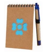 Opakowanie Blok spirala Eco Flower z długopisem