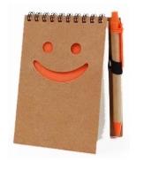 Opakowanie Blok spirala Eco Smile z długopisem