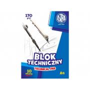 Opakowanie Blok techniczny A4/10K 170g 1szt ASTRA