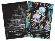 Opakowanie Blok techniczny czarny A4/10K Creatino (10szt)