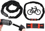 Opakowanie Blokada na rower zamek szyfrowy kod numeryczny
