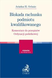 Okładka książki Blokada rachunku podmiotu kwalifikowanego