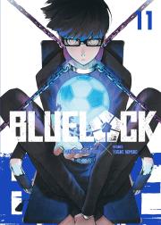 Blue Lock. Tom 11. Autor: Yusuke Nomura, Muneyuki Kaneshiro. Dadada.pl Okładka książki Blue Lock. Tom 11