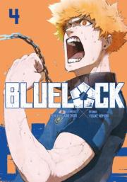 Blue Lock. Tom 4. Autor: Muneyuki Kaneshiro. Dadada.pl Okładka książki Blue Lock. Tom 4