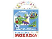 Błyszcząca mozaika 3w1 - Samolocik i autko. Wydawca: Ranok-Creative. Dadada.pl Opakowanie Błyszcząca mozaika 3w1 - Samolocik i autko